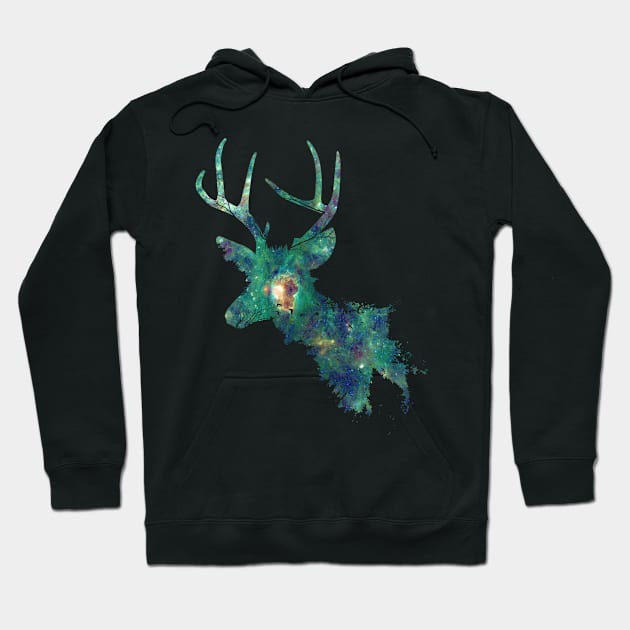 Forest Deer Hoodie by LivMat